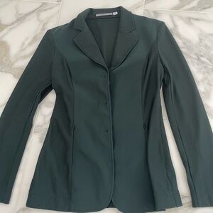 RJ Classics Hunter Green Women’s Mesh Show Coat Size 4R| Perfect Condition